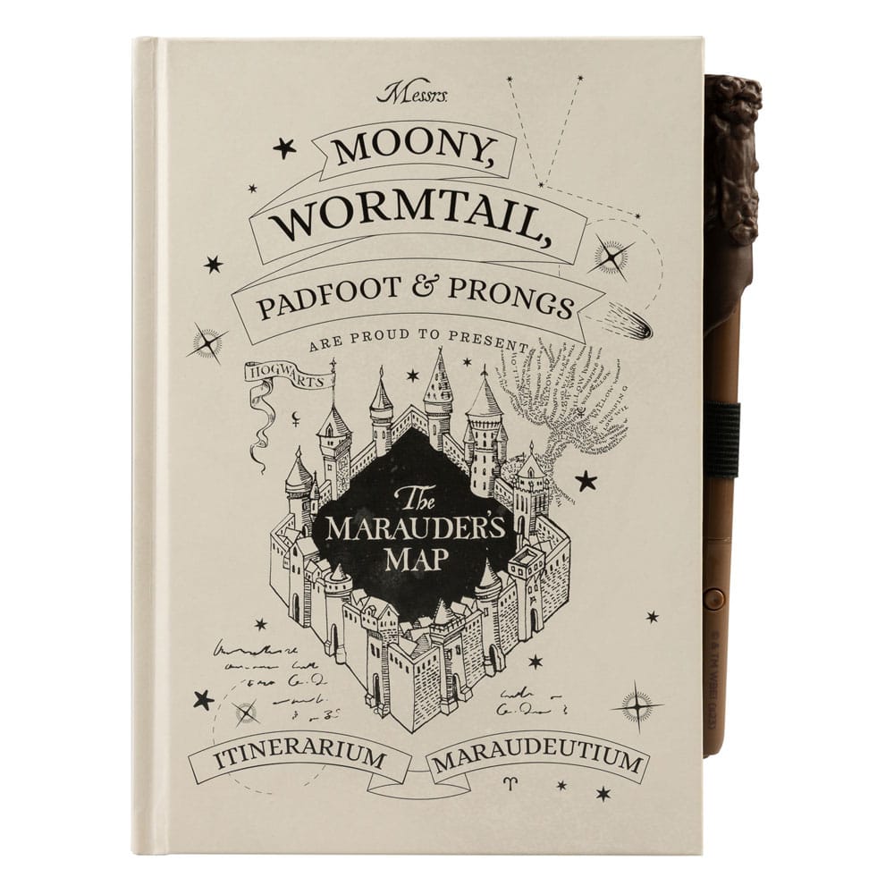 Harry Potter Premium Anteckningsblock A5 med Ljus Marauder's Map Grupo Erik