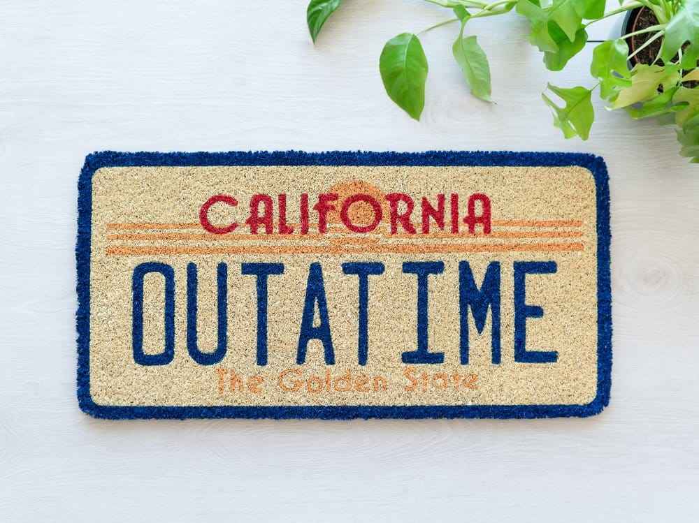 Back to the Future Dörrmatta 60 x 30 cm