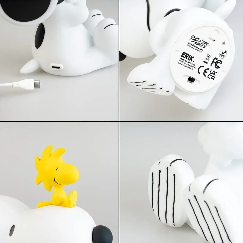 Peanuts Lampa med USB-C Snoopy Grupo Erik
