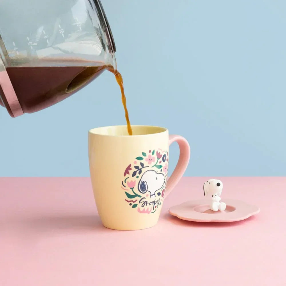 Mugg Peanuts med lock Premium Ver. Grupo Erik