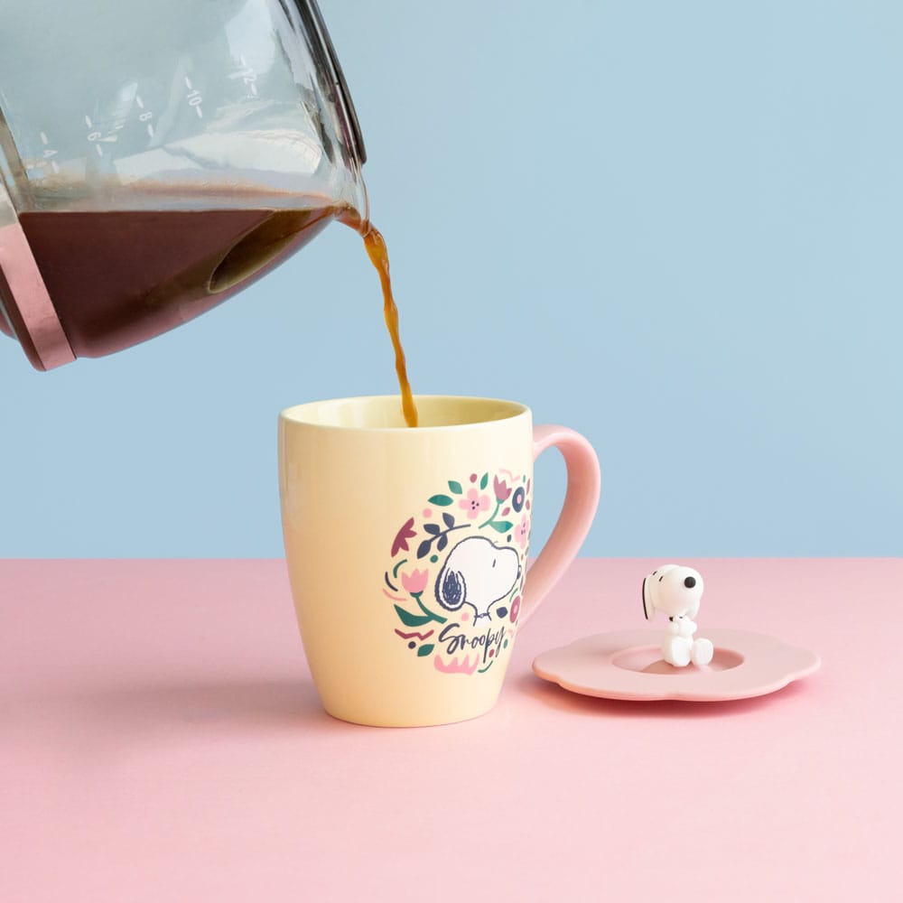Mugg Peanuts med lock Premium Ver. Grupo Erik