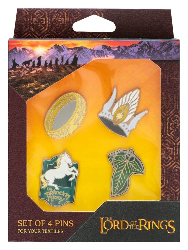 The Lord of the Rings Pins Set om 4 st