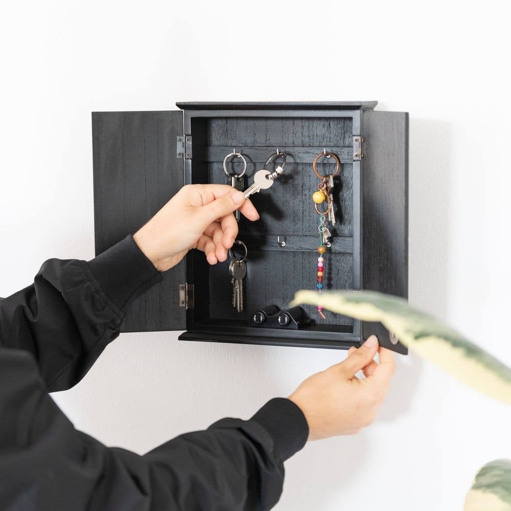 Nyckelhållare Sagan om Ringen Durins Dörrar – väggmonterad nyckelhylla med 6 krokar och lysande tryck