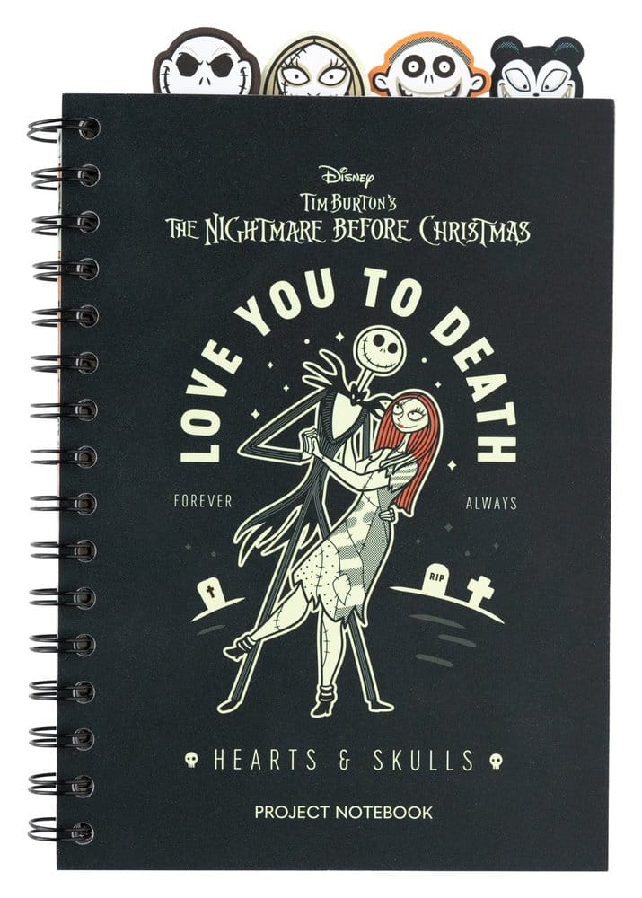 The Nightmare Before Christmas Projekt Anteckningsblock A5