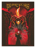 Sagan om Ringen Fluorescerande Poster Balrog 50 x 70 cm