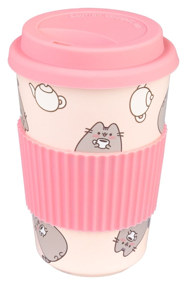 Pusheen Keramikmugg med Lock 400 ml
