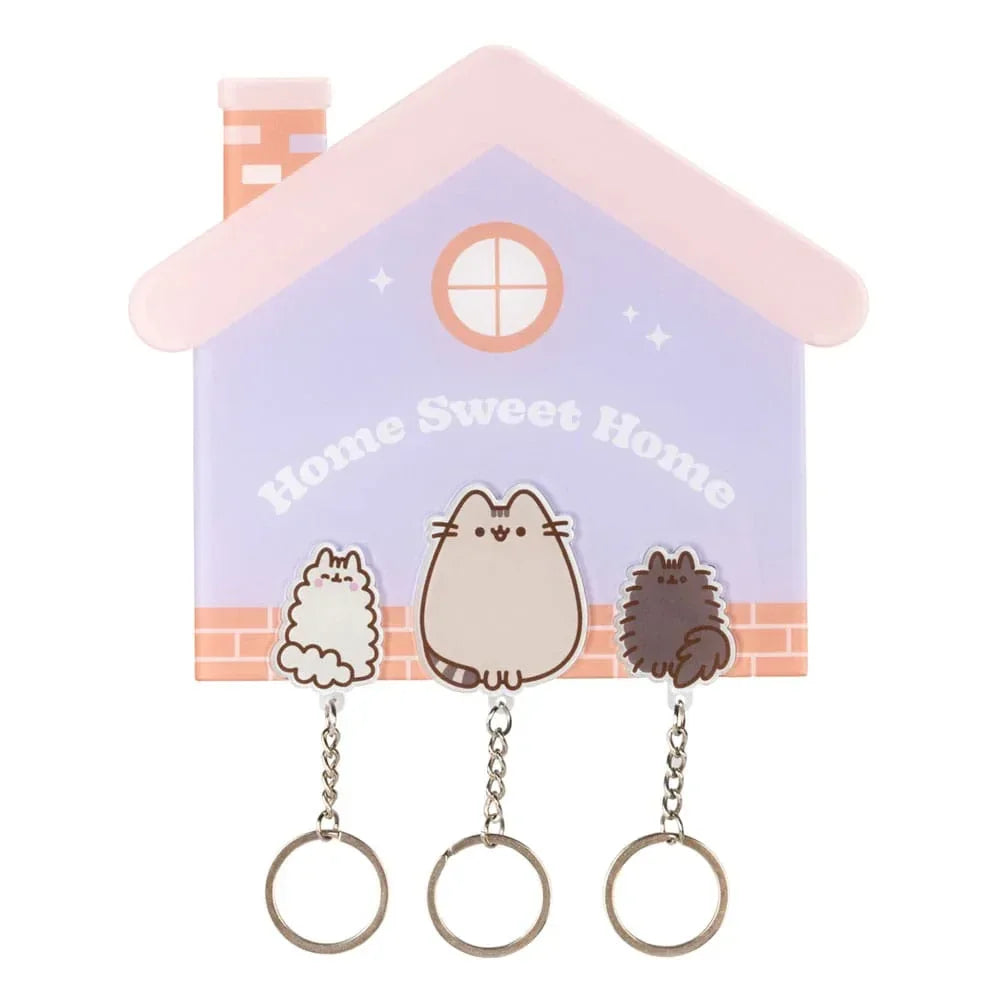Pusheen Nyckelrack inkl. 3 nyckelringar Grupo Erik