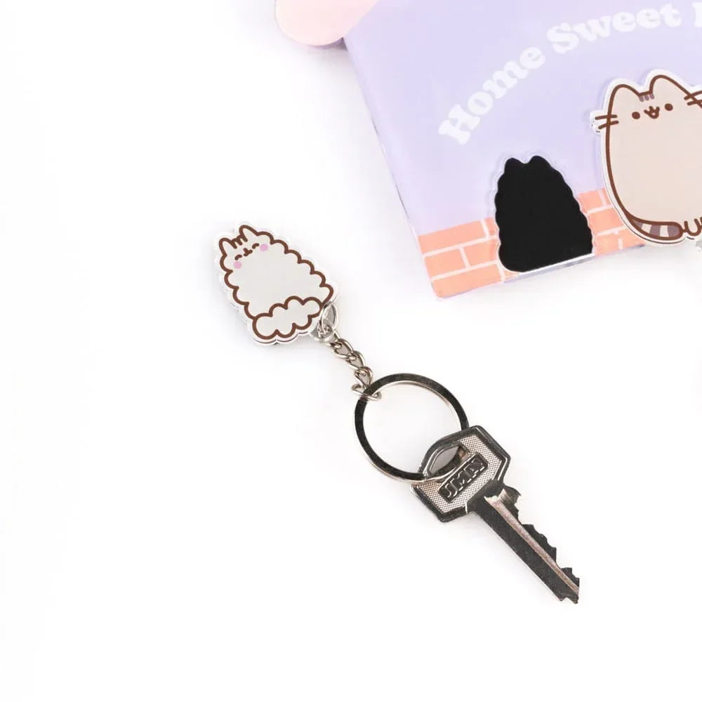 Pusheen Nyckelrack inkl. 3 nyckelringar Grupo Erik