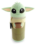 Star Wars Pennfodral Grogu 18 cm – 3D-silikonfodral med dragkedja och expanderbar botten