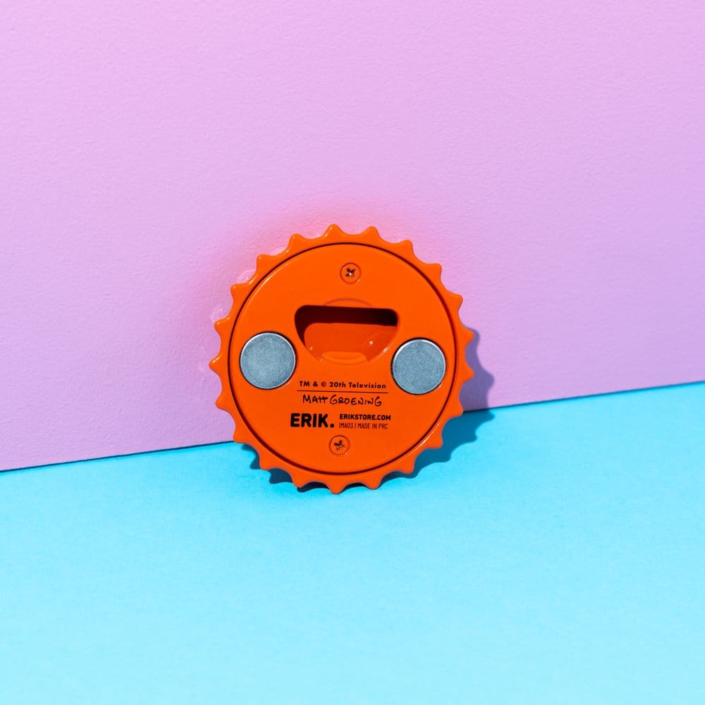 The Simpsons magnet med kapsylöppnare Duff Beer 7 cm