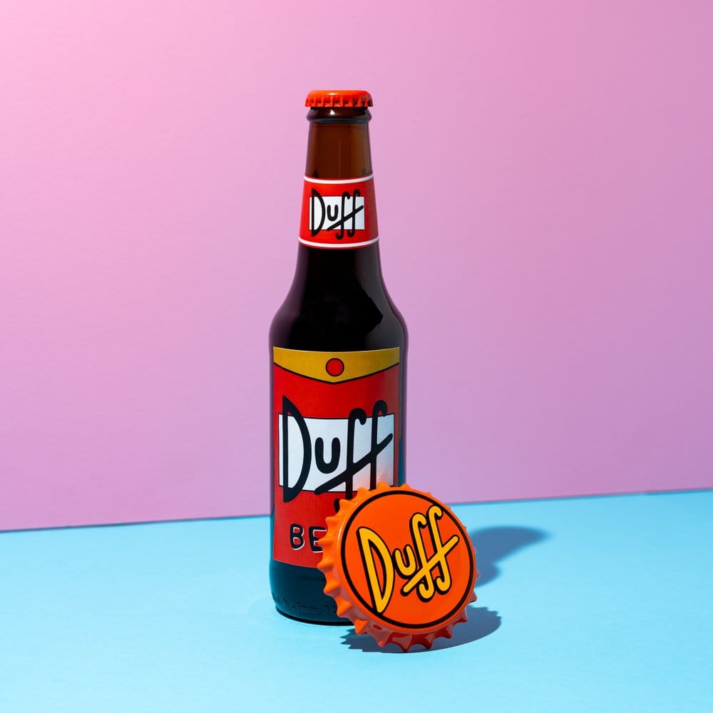 The Simpsons magnet med kapsylöppnare Duff Beer 7 cm