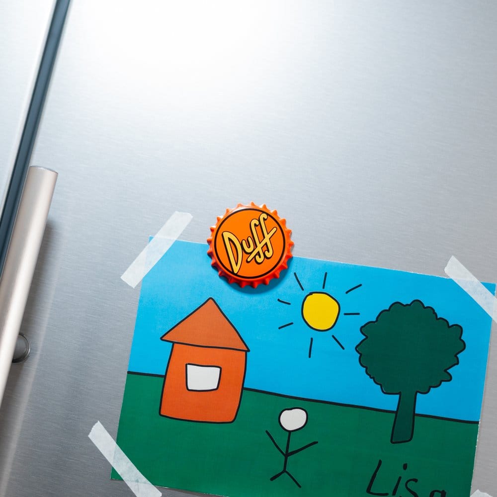 The Simpsons magnet med kapsylöppnare Duff Beer 7 cm