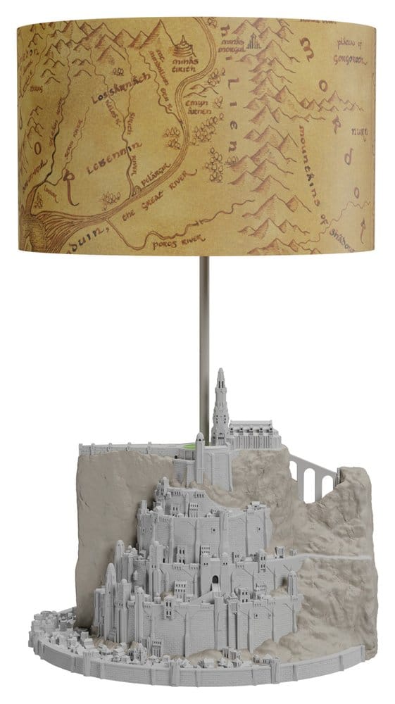 Sagan om ringen bordslampa med lampskärm Minas Tirith 34 cm