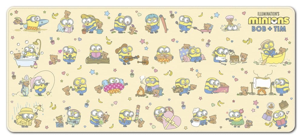 Minions XL Musmatta Bob och Tim 80 x 35 cm