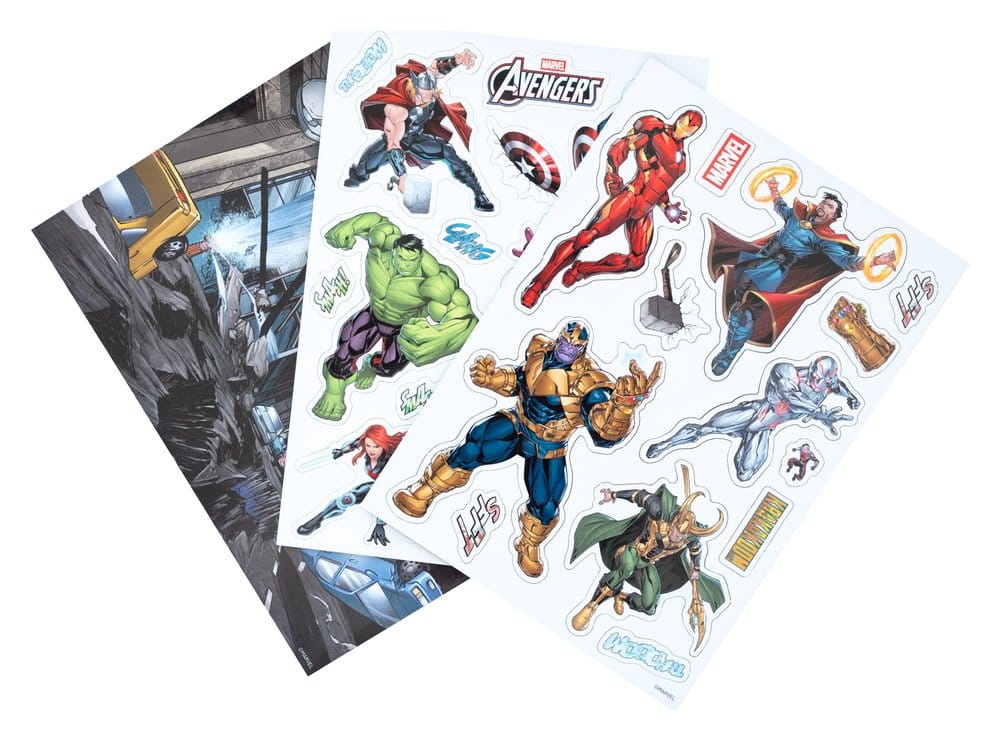 Marvel cut-out magnet set Avengers