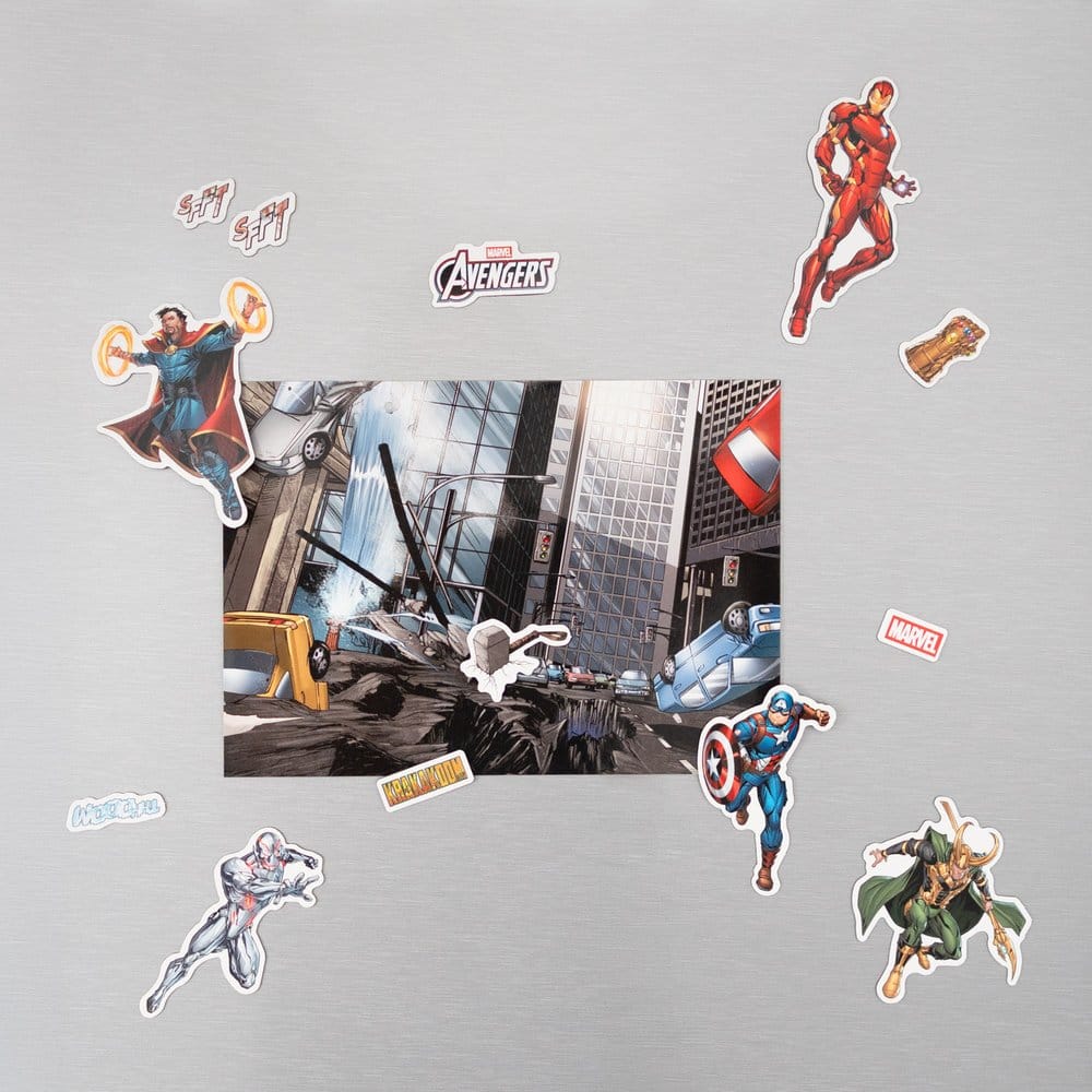 Marvel cut-out magnet set Avengers