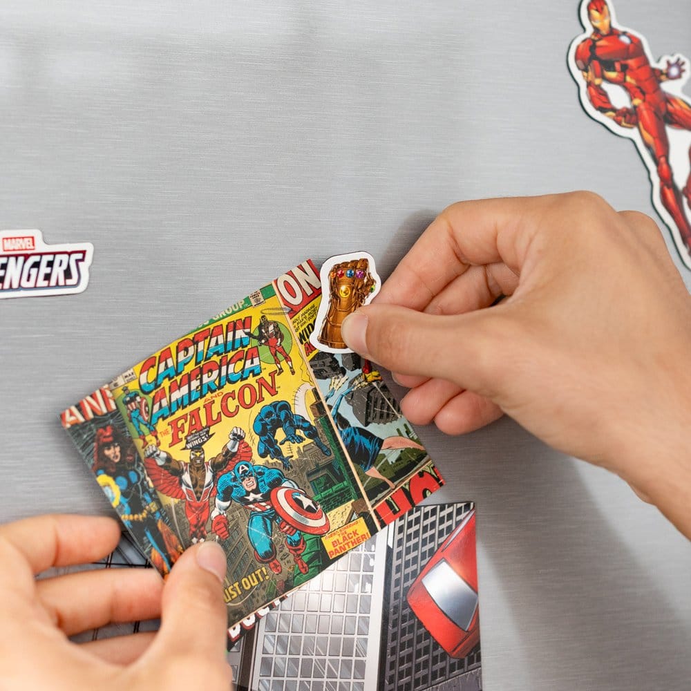 Marvel utskuret magnetsats Avengers