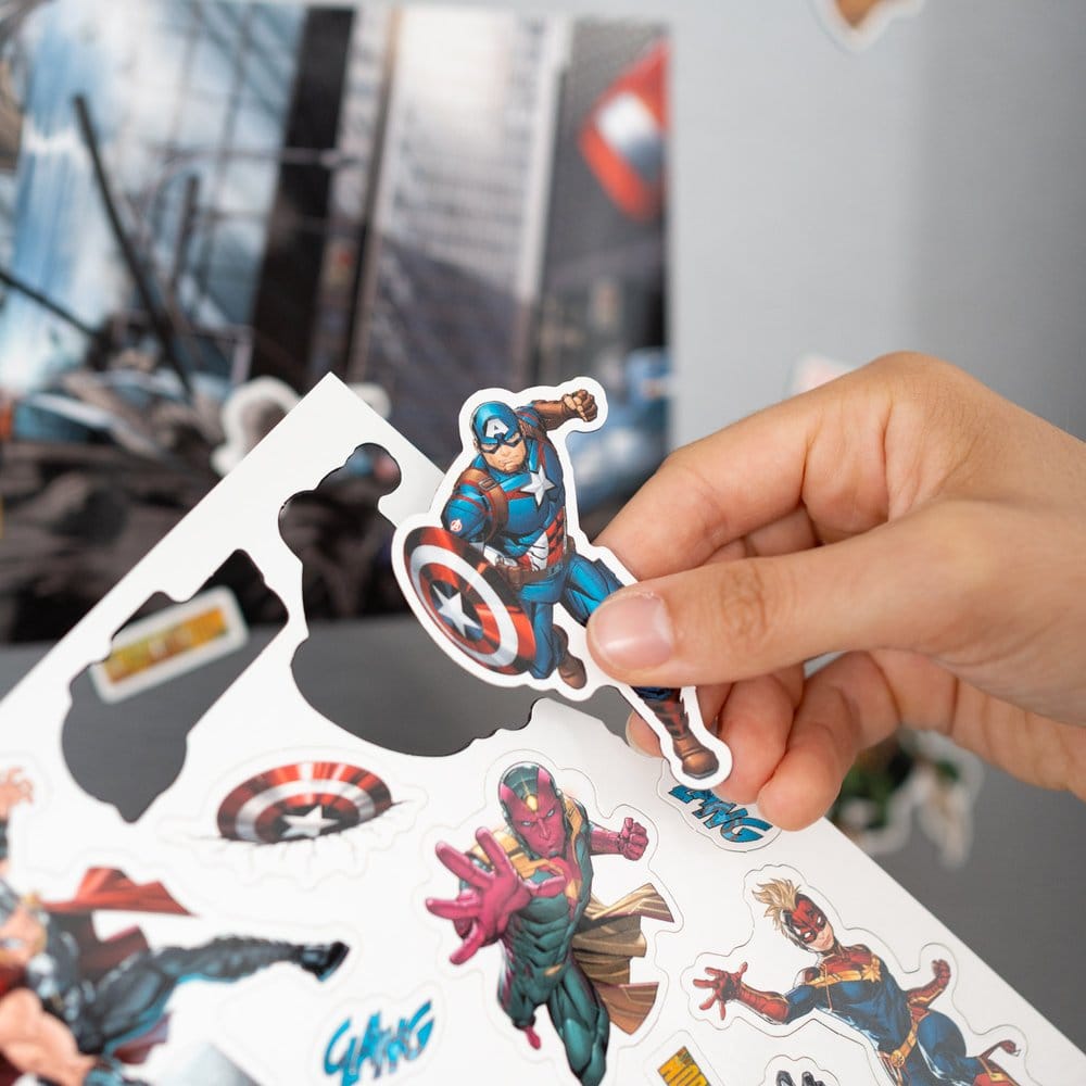 Marvel utskuret magnetsats Avengers