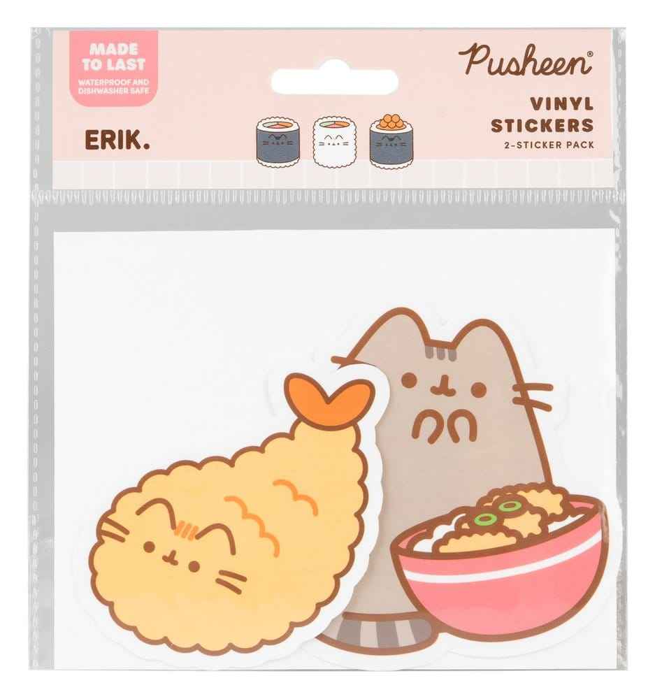 Pusheen Vinylklistermärken Sushi Rulle Vol. 2 Set om 2