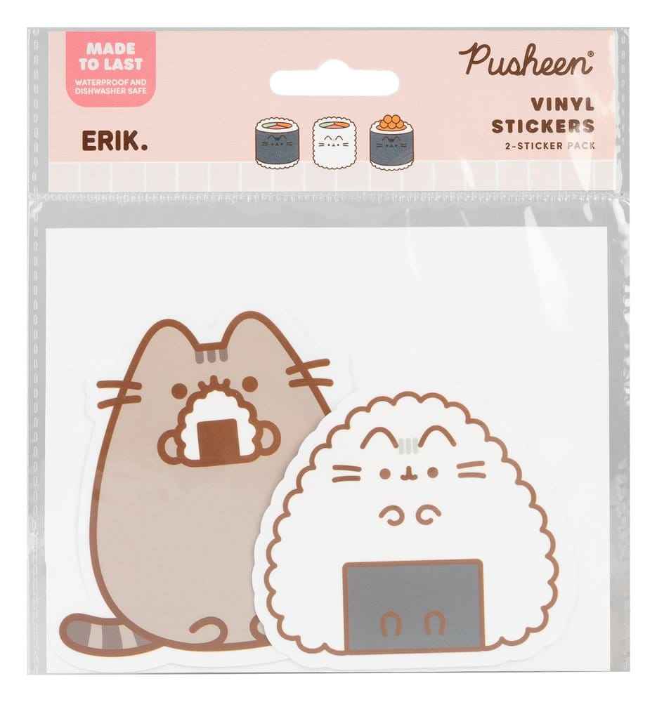Pusheen Vinylklistermärken Sushi Roll Vol. 3 Set med 2 stycken