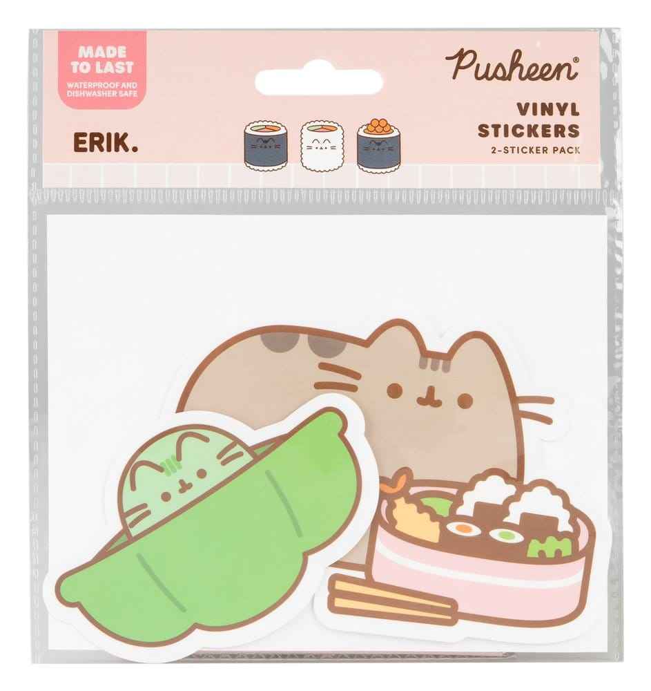 Pusheen Vinylklistermärken Sushi Rulle Vol. 4 Set om 2
