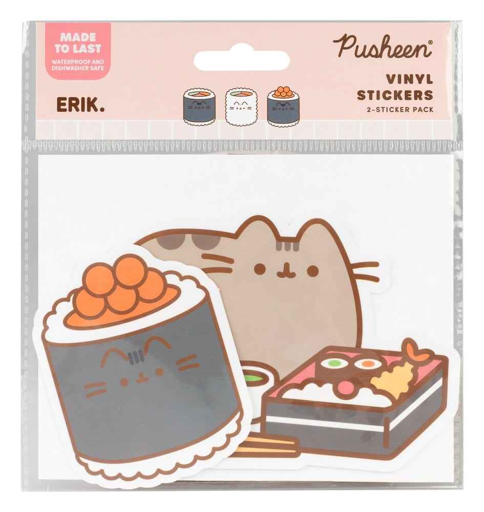 Pusheen Vinylklistermärken Sushi Rulle Vol. 5 Set om 2