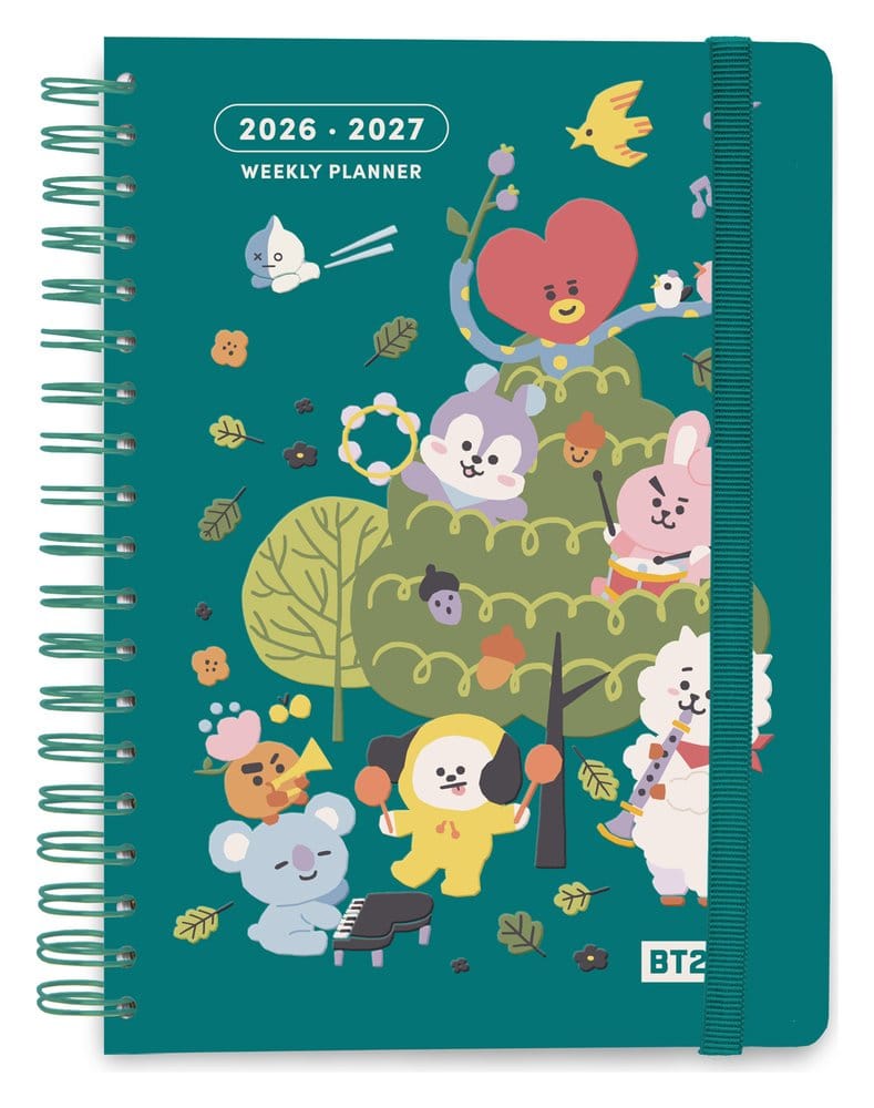 BT21 Skoldagbok veckoplanerare 2026/2027 A5