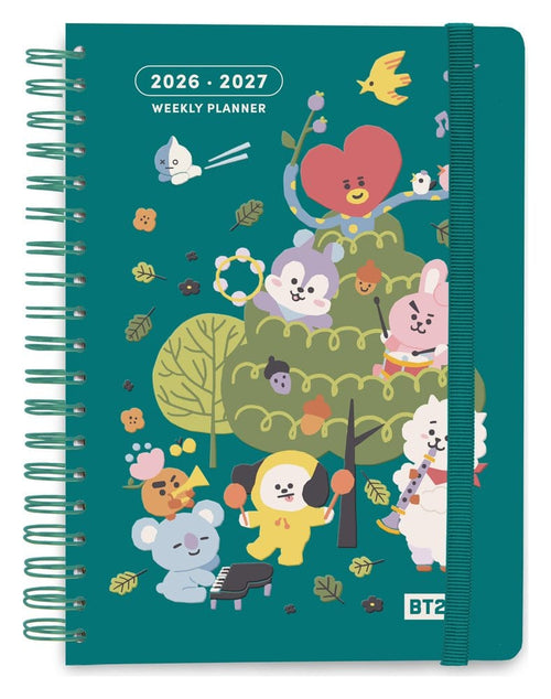 BT21 Skoldagbok veckoplanerare 2026/2027 A5