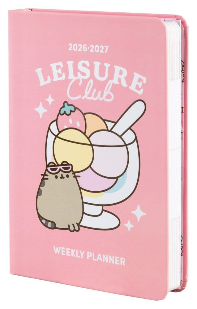 Pusheen Akademisk Planerare Tropisk Semester 2026/27 A6 *Engelsk Version*