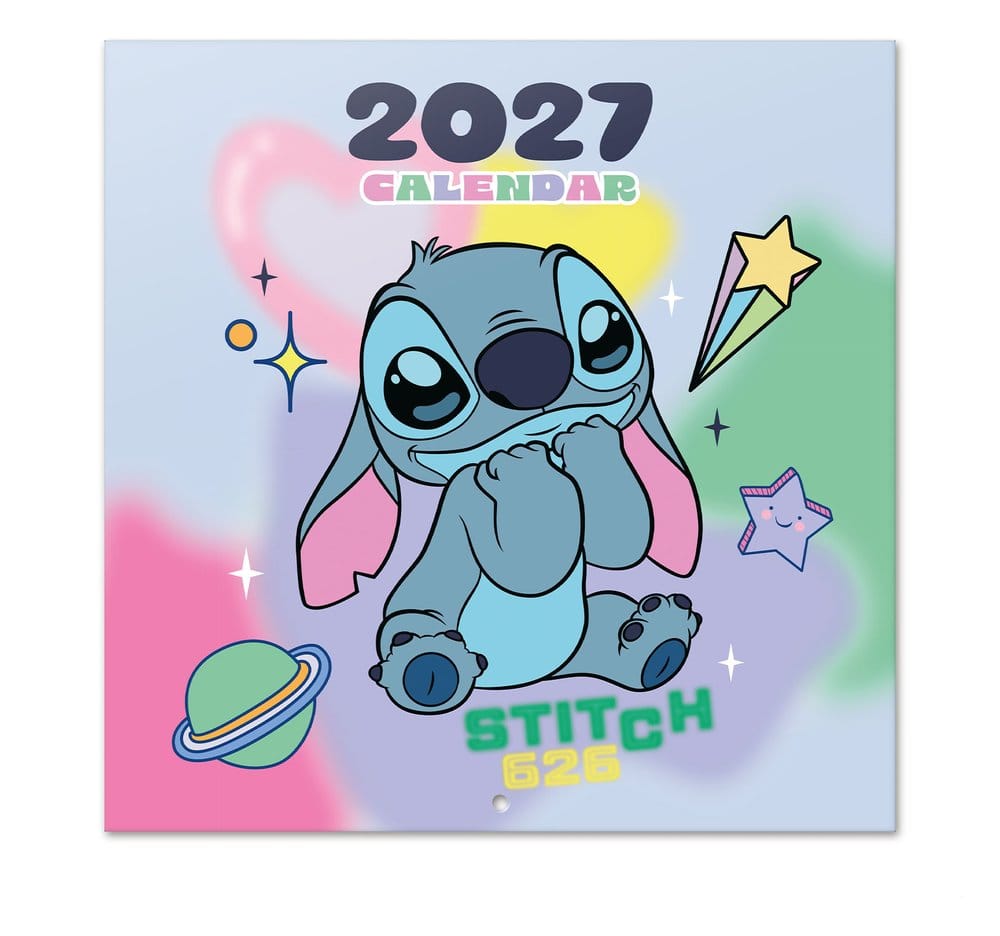 Disney Stitch 2027 Väggkalender 30 x 30 cm