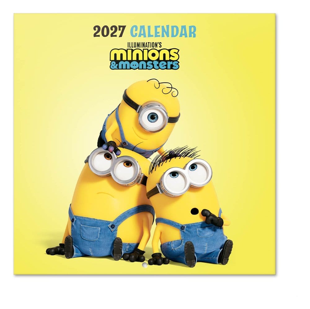 Minions Väggkalender 2027 30 x 30 cm