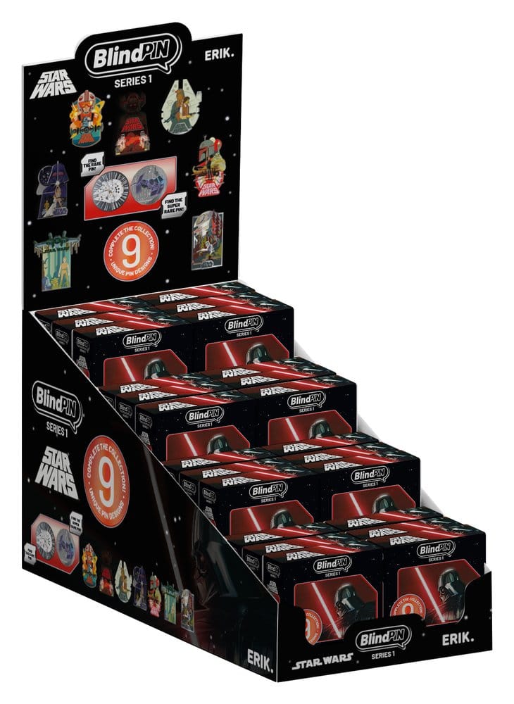 Star Wars Pinsmärken Serie 1 Display (24 stycken)