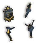 Michael Jackson Pins Set (4 stycken)