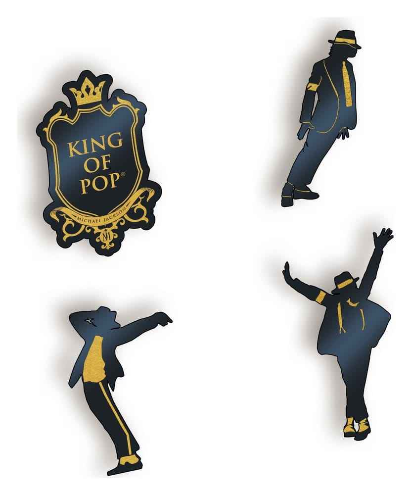 Michael Jackson Pins Set (4 stycken)