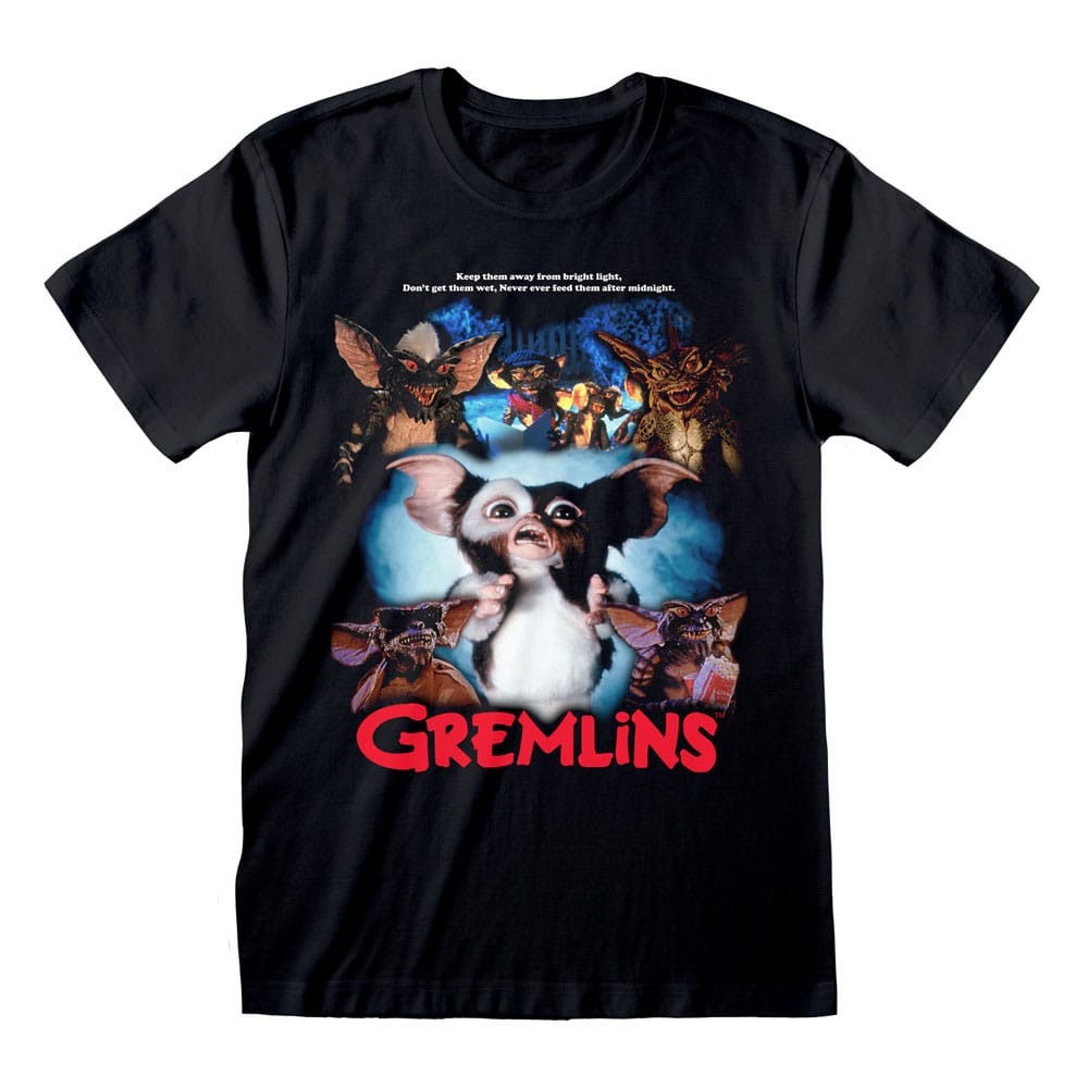 Gremlins T-Shirt Retro Poster Style Heroes Inc