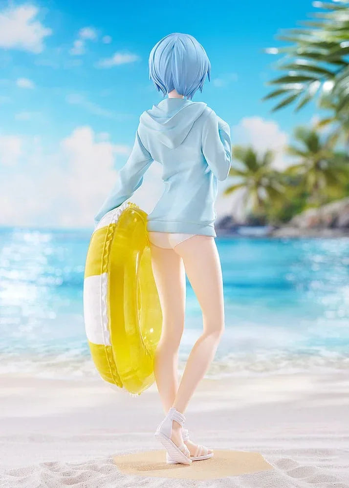 Rebuild of Evangelion Pop Up Parade L PVC Figur Beach Queens: Rei Ayanami 22 cm Good Smile Company