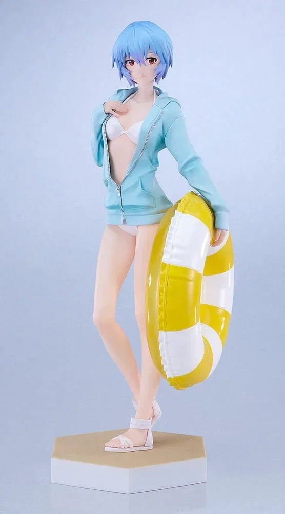 Rebuild of Evangelion Pop Up Parade L PVC Figur Beach Queens: Rei Ayanami 22 cm Good Smile Company