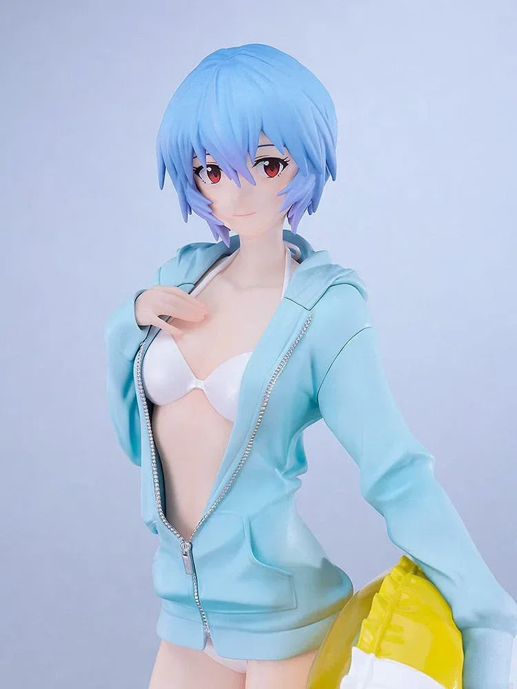 Rebuild of Evangelion Pop Up Parade L PVC Figur Beach Queens: Rei Ayanami 22 cm Good Smile Company