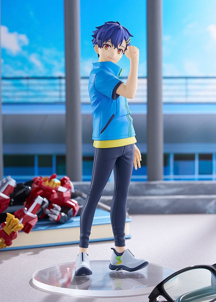 Gridman Universe Pop Up Parade PVC Figur Yomogi Asanaka L Storlek 23 cm Good Smile Company