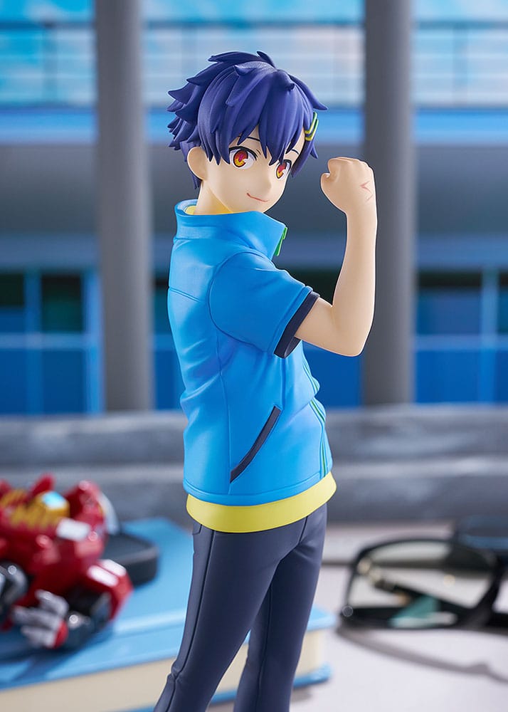 Gridman Universe Pop Up Parade PVC Figur Yomogi Asanaka L Storlek 23 cm Good Smile Company