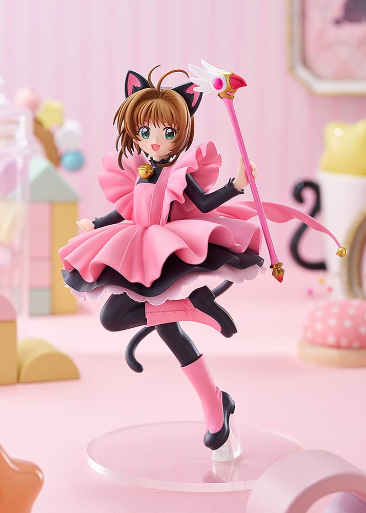 Cardcaptor Sakura Pop Up Parade PVC Figur Sakura Kinomoto: Black Cat Kostym Ver. L Size 22 cm Good Smile Company