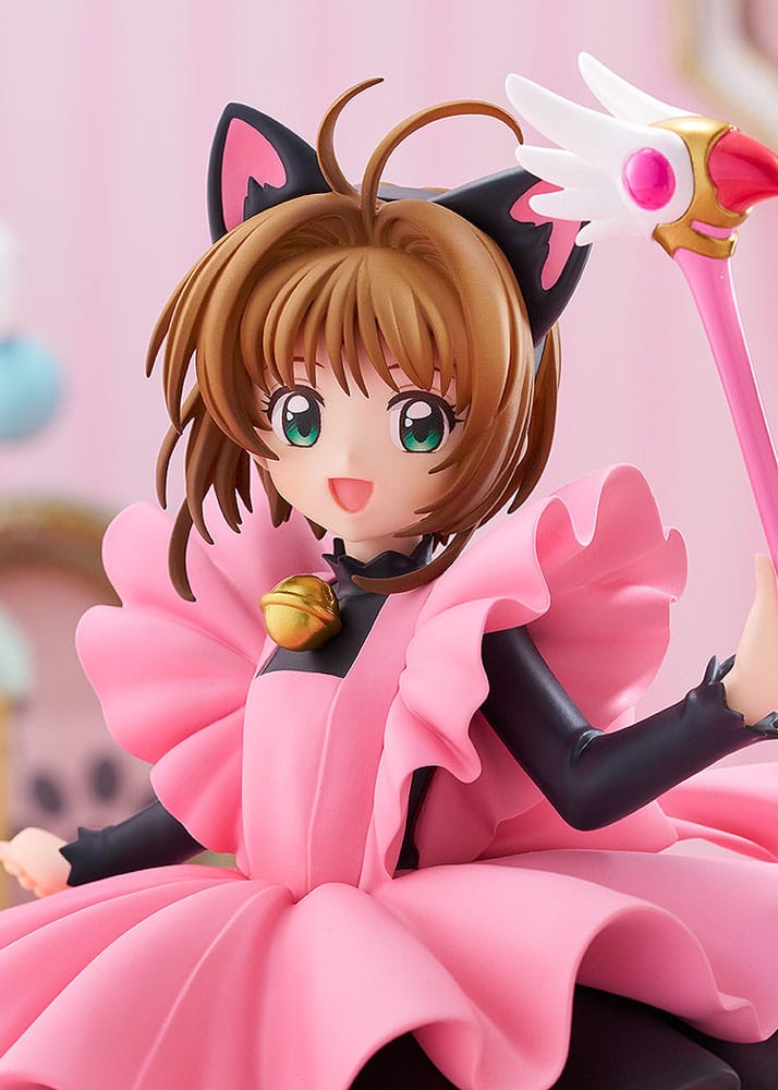Cardcaptor Sakura Pop Up Parade PVC Figur Sakura Kinomoto: Black Cat Kostym Ver. L Size 22 cm Good Smile Company