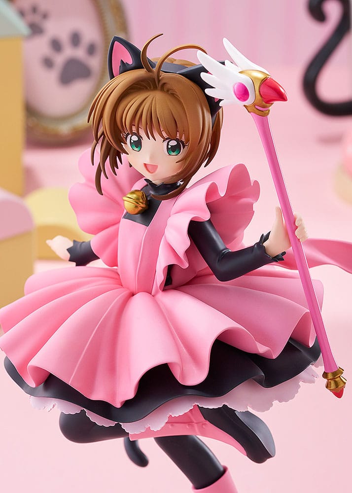 Cardcaptor Sakura Pop Up Parade PVC Figur Sakura Kinomoto: Black Cat Kostym Ver. L Size 22 cm Good Smile Company