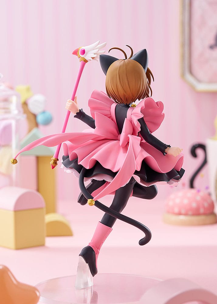 Cardcaptor Sakura Pop Up Parade PVC Figur Sakura Kinomoto: Black Cat Kostym Ver. L Size 22 cm Good Smile Company