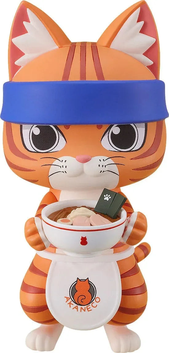 Röd Katt Ramen Nendoroid Actionfigur Bunzo 10 cm Good Smile Company