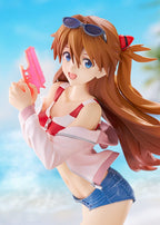 Rebuild of Evangelion Pop Up Parade L PVC Figur Beach Queens: Asuka Shikinami Langley 22 cm Good Smile Company