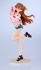 Rebuild of Evangelion Pop Up Parade L PVC Figur Beach Queens: Asuka Shikinami Langley 22 cm Good Smile Company