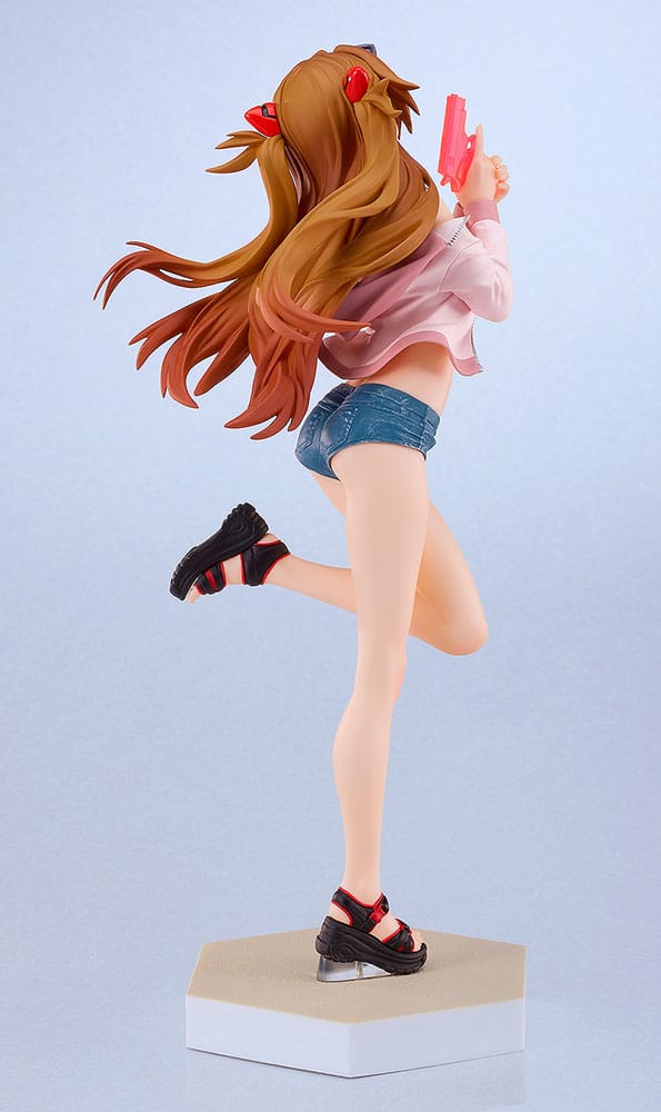 Rebuild of Evangelion Pop Up Parade L PVC Figur Beach Queens: Asuka Shikinami Langley 22 cm Good Smile Company