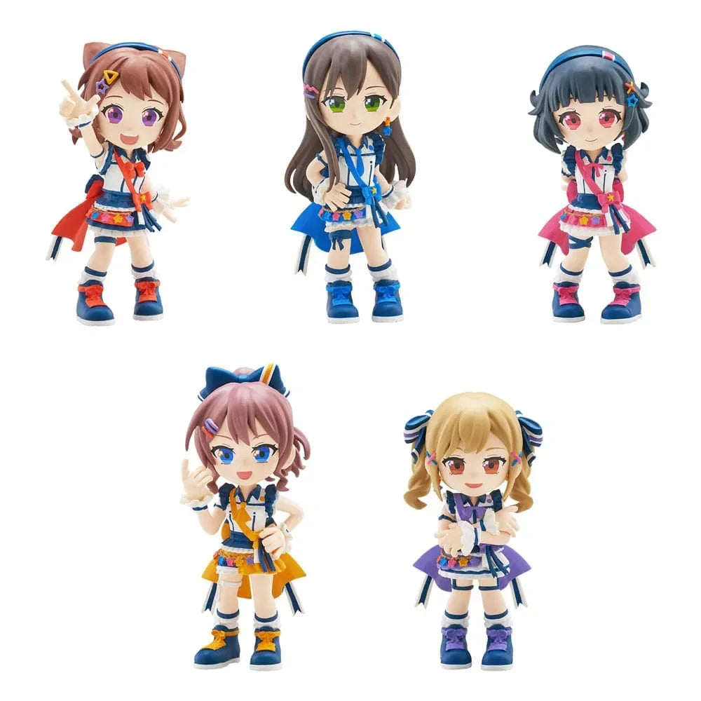 BanG Dream! Poppin'Party PalVerse PVC Figurer 9 cm Sortiment (6) Bushiroad