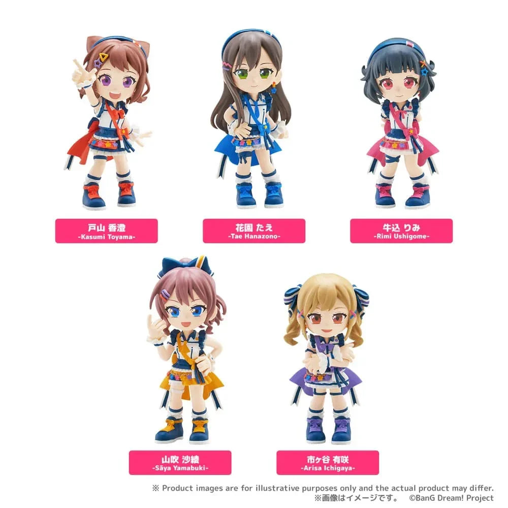 BanG Dream! Poppin'Party PalVerse PVC Figurer 9 cm Sortiment (6) Bushiroad